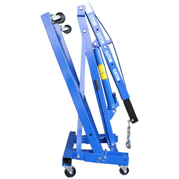 Quality Steel Fold Up Engine Hoist Portable Shop Crane 1t Capacity wholesale