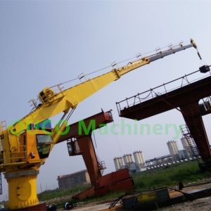 China 3t Telescopic Boom Hydraulic 40m Offshore Pedestal Crane on sale