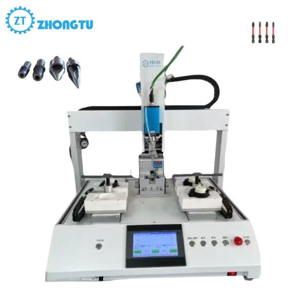 Desktop Screw Blowing Feeding Automatic Screw Locking Machine with 1.2-1.8s