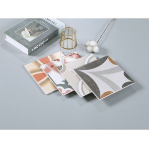 20x20cm Beige & Yellow Ceramic Rustic Tile for Floor and Wall