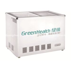 Custom Ice Cream Chest Freezer Top Open Solid Door For Restaurant