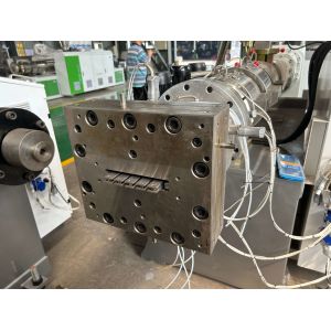 Double Layer WPC Profile Extrusion Line High Capacity 37KW