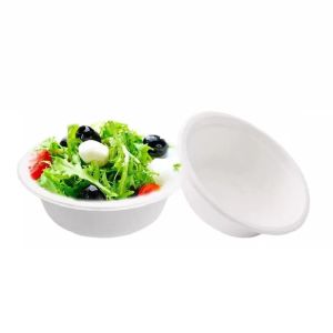 Compostable Salad Biodegradable Sugarcane Bagasse Bowl 16oz For Soup