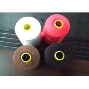 Black Polyester Coats Sewing Thread High Tenacity , Small Cones