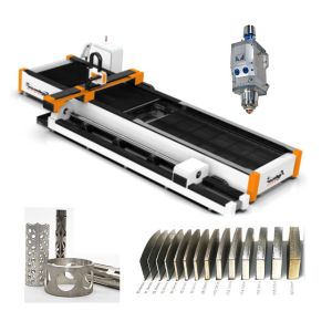 Advanced Laser Cutting Tube and Sheet Fiber Laser Cutter 1500W 3000W IPG Max