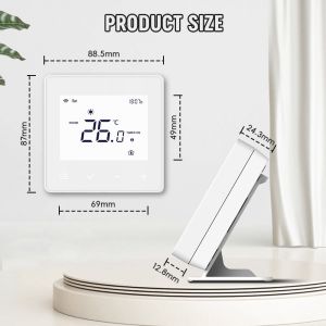 Wireless Internet Radiant Heat Smart Thermostat Electric Heating System 240 Volt