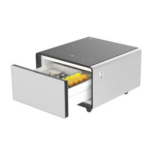 Cheap Modern Design 2024 Smart Coffee Table with Refrigerator Storage and Touchscreen LED Light for sale