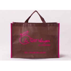 Polyester Or Cotton Non Woven Grocery Bags Gravure Printing For Easy Storage And