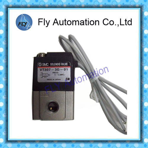 Quality SMC 3 Port Solenoid Air Valve Direct Operated Poppet Type VT307 Series 1/8 And 1/4 Inch wholesale