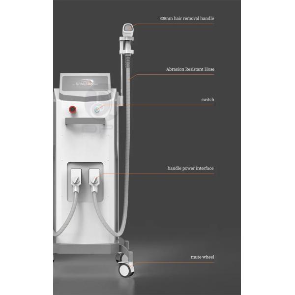 1200W Skin Rejuvenation 2 IN 1 Multifunction Picosecond Laser And Diode Laser Hair Removal Beauty Machine