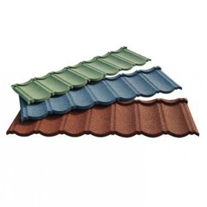 0.35-0.55mm Thickness Stone Coated Roof Tile
