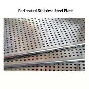 China Factory 304 Perforated Stainless Sheet 96" x 3/8" x 16 ga 304 Stainless