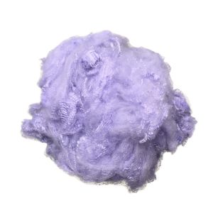Antibacterial Raw White Stuffing Polyester Staple Fiber 38mm Length