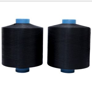 Cheap 150D/48F DTY Polyester Yarn NIM DDB Black for sale