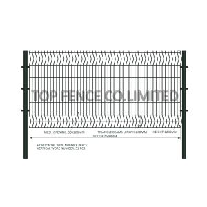 3D wire mesh fence panels