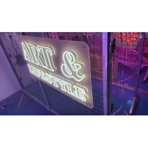 Custom Life&art style neon sign men cave exhibition wall lighting deco