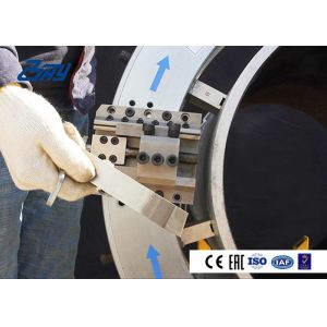 18 - 24 Inch Automatic Pipe Beveling Machine 609mm Split Frame Structure