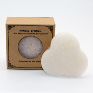 Tripetal Flower Konjac Vegetable Facial Sponge Gentle Facial Sponge Remove
