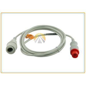 Generic Transducer Cable For Spacelabs / Mindray , Gray Transducer Adapter