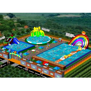 Big Backyard Inflatable Water Park With Pool For Children 7 Years Old