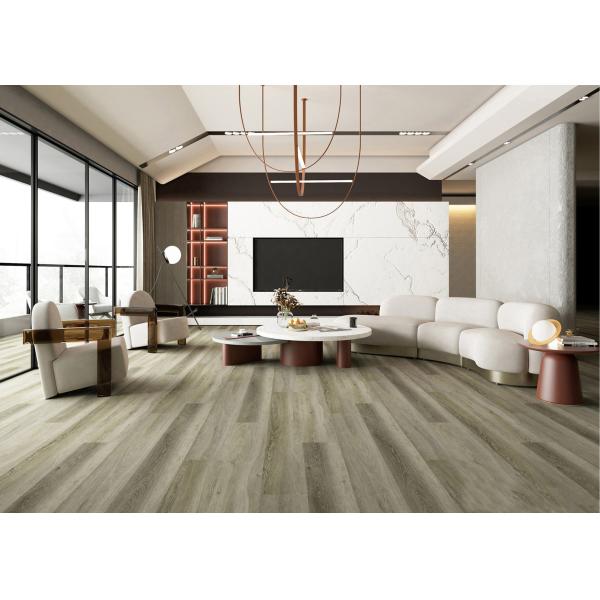 5mm SPC Herringbone Floor Eco Friendly Stain Resistant Non Slip GKBM FT-W29170-4