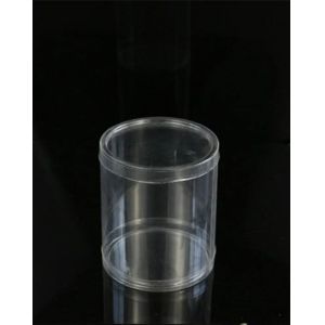 Clear Cylinder Tube Plastic Containers Pvc Cylinder Tube With Lid