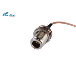 MCX Plug O - Ring Pigtail Cable Right Angle N Jack Bulkhead RG316 Copper