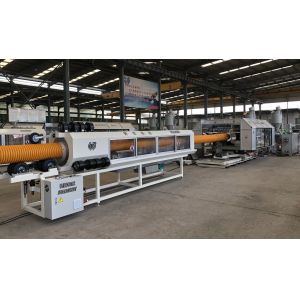 PE PP HDPE LDPE Pipe Making Machine Double Wall Corrugated Pipe Manufacturing
