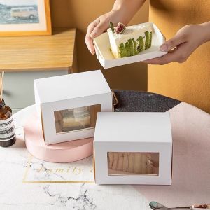 Baking Square Packaging Box Cake Sushi Biscuit Donut Packaging Box