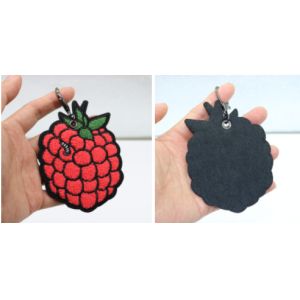 Pantone Embroidered Chenille Patches PMS 3C Woven Iron On Patches For Bags