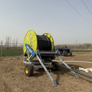 China Hose Reel Sprinkler Irrigation Equipment For Drainage Irrigation System on sale