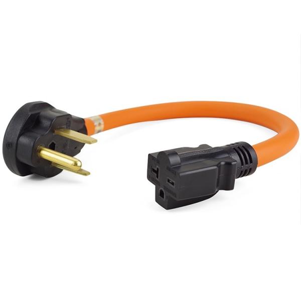 1FT NEMA 6-50P to 6-20R Welder Adapter Cord for Electric Vehicle Charging 20 Amp