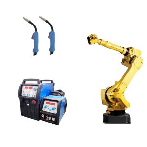 FANUC M-710iC/50 Welding Robot Arm With BINZEL Air Cooled MIG Gun And AOTAI MAG