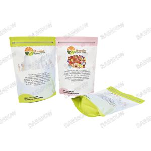 China Custom Printed Stand Up Pouch Tea Food Packaging Aluminum Foil Mylar Bag on sale