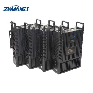 ZKMANET3261 43dBm 40km Frequency Hop Manpack IP Mesh Radio For Fire Department