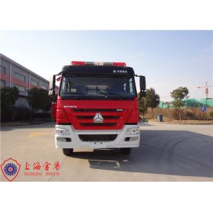 27T Huge Capacity Foam Fire Truck Six Seats With 100W Alarm Control System