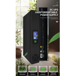 60W Mini UPS 5V 9V 12V Compact UPS Battery Backup Power For Home Offices