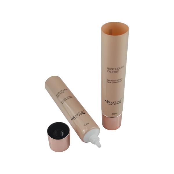 Custom empty hand eye packaging bb cream tubes skincare squeeze cosmetic plastic