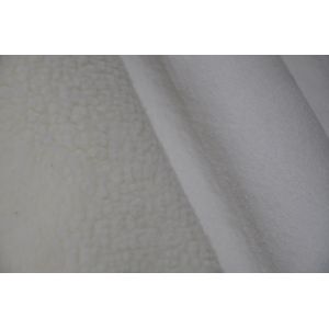 Warp knitted and polar fleece composite fabric
