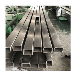 Square 201 Stainless Steel Pipe 1m To 12m Decorative Stainless Steel Welded Pipe