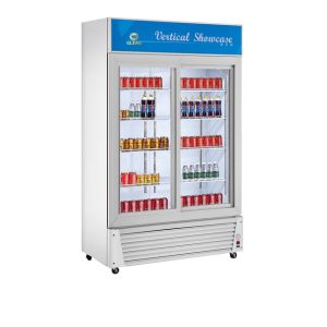 China Stainless Steel Restaurant Beverage Cooler with 680L Capacity and 220W Power on sale