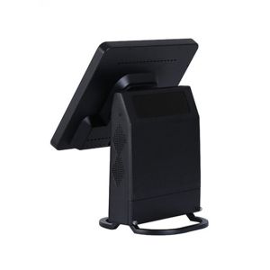 Single Touch Screen Restaurant Pos System Black Color With Energy Saving CPU