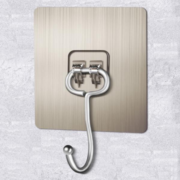 Double Robe Stainless Steel Wall Hanger