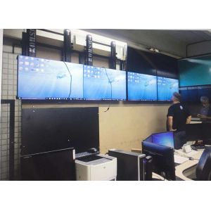 Floor Standing RS232 55" 500cd/m2 280W LCD Video Wall