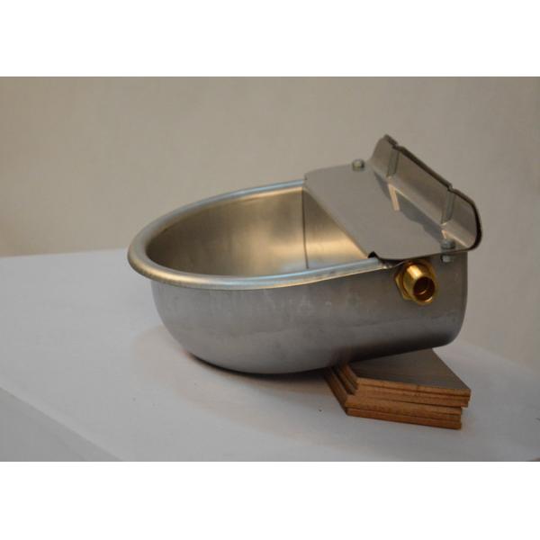 Adjustable Cattle Water Drinking Bowl Stainless Steel With Float Valve