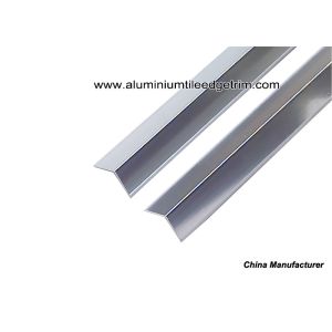 V15 Anodized Gloss Silver Aluminum Corner Guards V Shaped Splint With 1.5cm