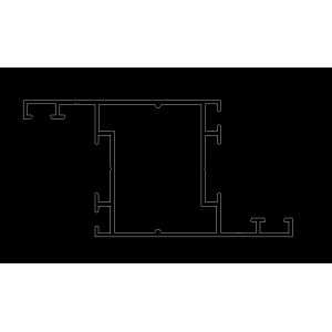 Lightweight Aluminium Door And Window Frames Aluminium Profile Section