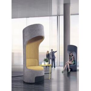 Fixed Shared Workspace Furniture Waiting Area Sofa 0.18CBM