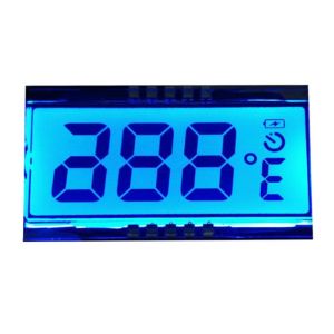 Custom TN HTN STN FTSN Reflective LCD Panel / Monochrome LCD Numeric Display