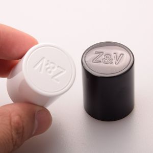 Customized Electroplated Round Crimp Metal Fragrant Caps Scented Bottle Lids